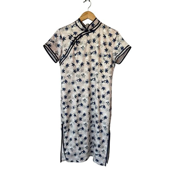 Elegant Chinese Qipao Cheongsam Silk Dress Size 8 - Picture 2 of 12